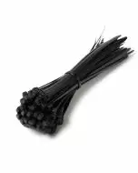 8" Nylon Black Cable Ties / Zip Ties